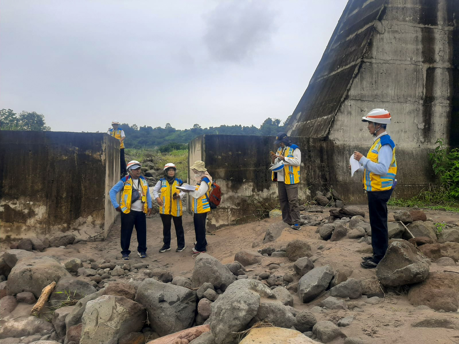 Peninjauan Sabo Dam Sungai Lau Borus, Sumatera Utara