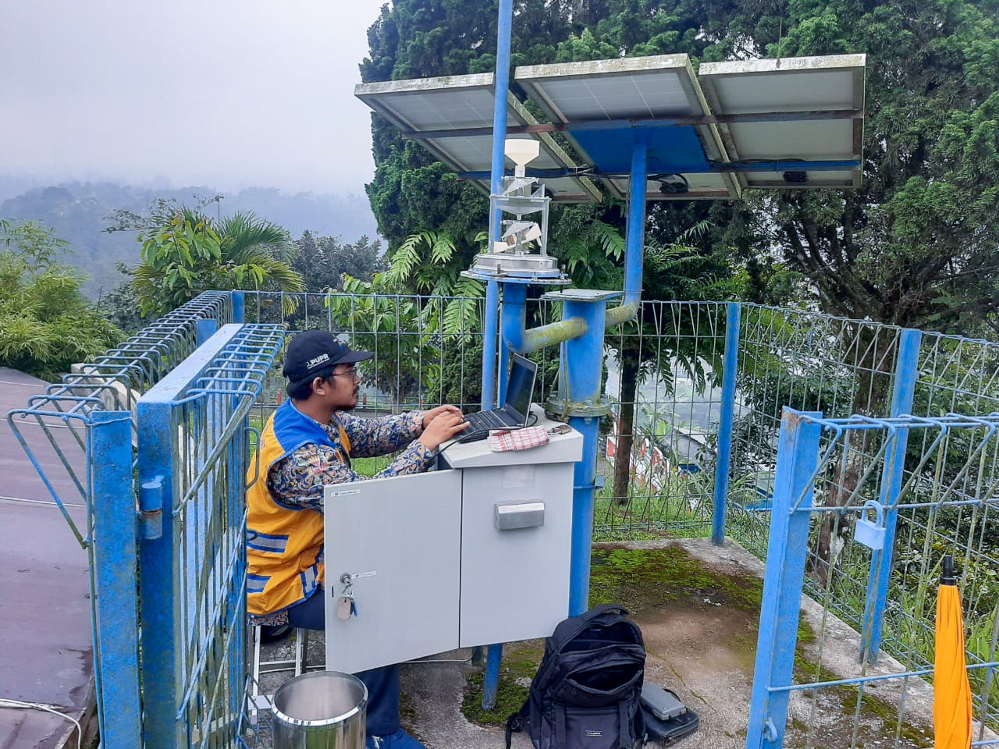 Pemeliharaan Berkala Stasiun Curah Hujan