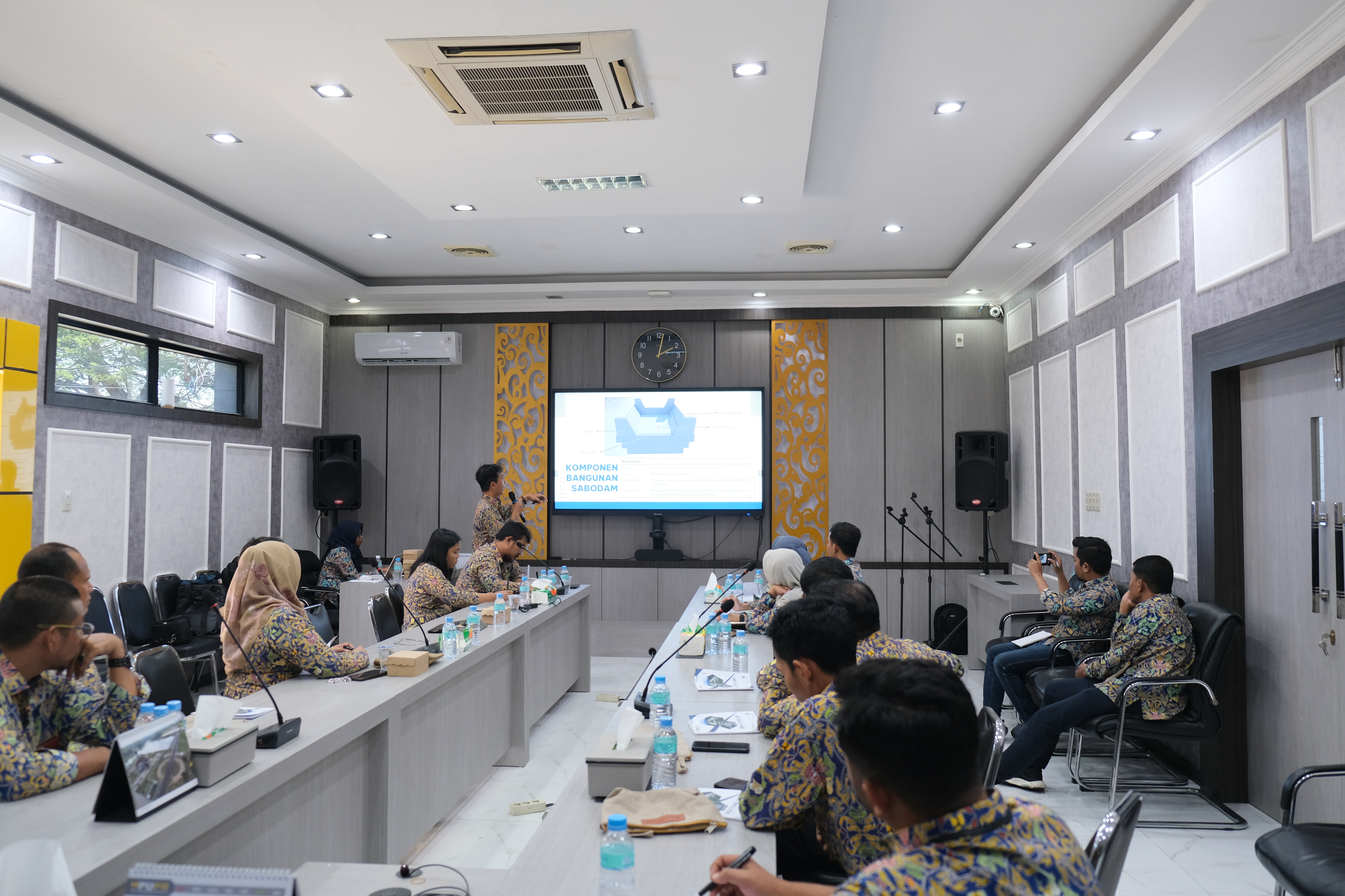 Diseminasi Teknologi Bidang Sabo dengan BWS Sumatera I