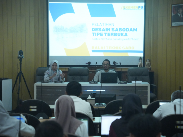 Pelatihan Desain Sabodam Terbuka untuk Bed Load dan Suspended Load