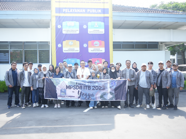 Kunjungan MPSDA ITB di Balai Teknik Sabo