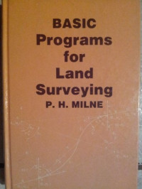 Basic Programs for Lands Surveying
